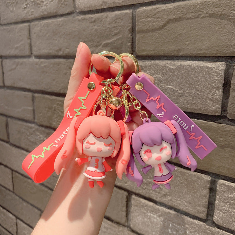 Virtual Tune: Hatsune Miku Keychain - Pastel Edition