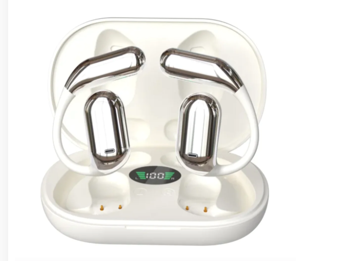 Tactical Tune: Ear-Hook Pro Headphones - Metallic Edition
