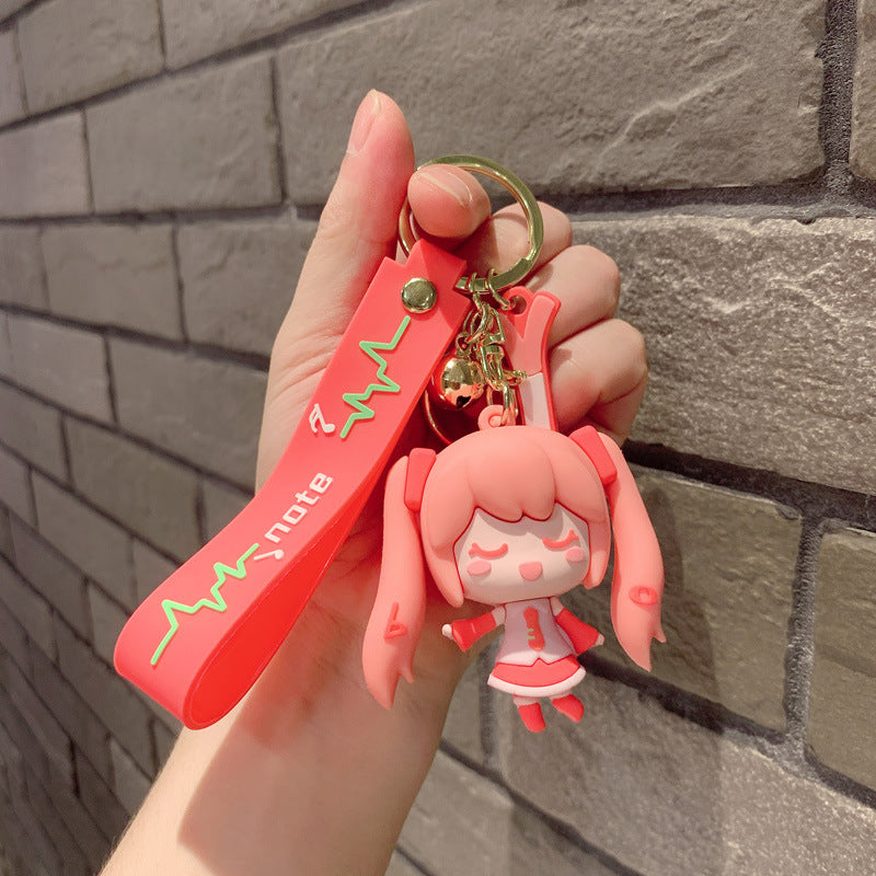 Virtual Tune: Hatsune Miku Keychain - Pastel Edition