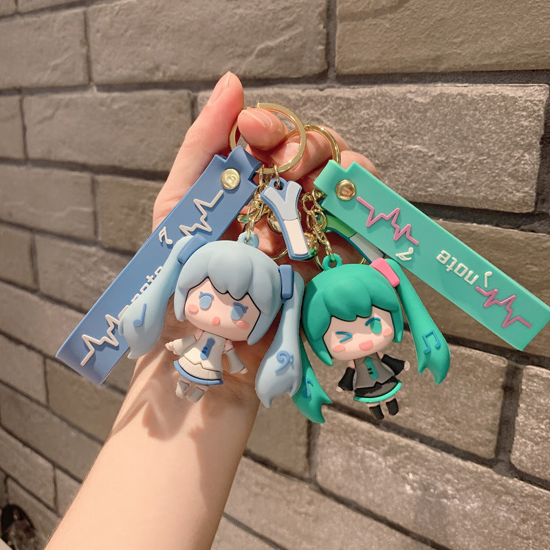 Virtual Tune: Hatsune Miku Keychain - Pastel Edition